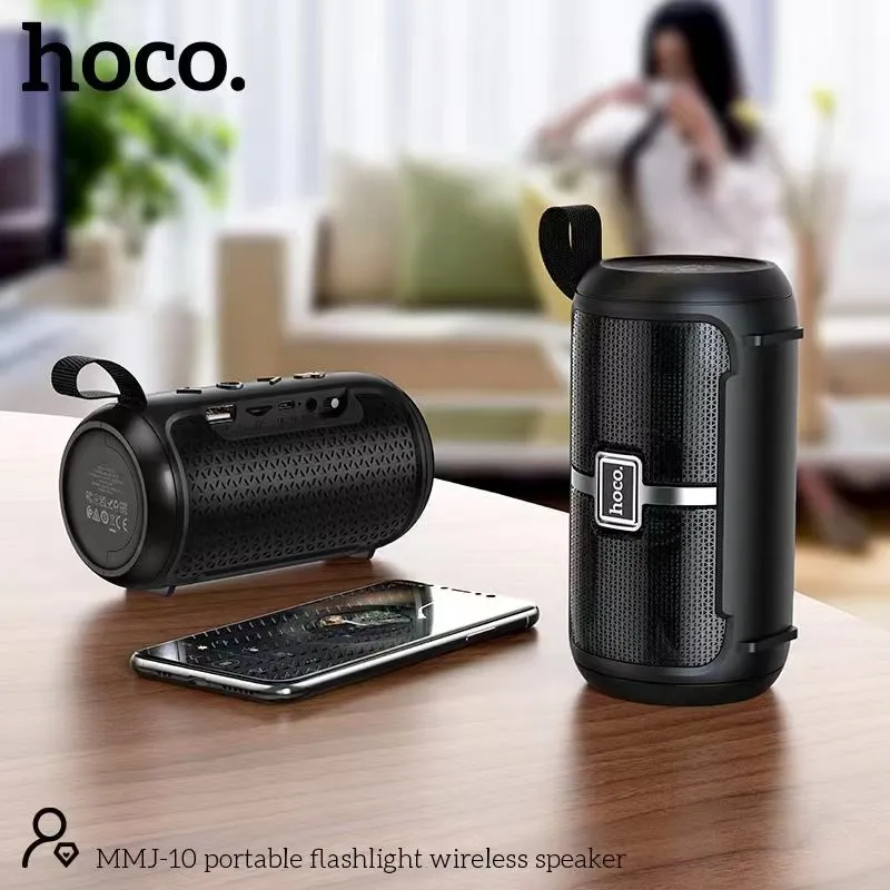 Hoco MMJ10 Wireless Speaker | 1.5-Hour Playtime | Supports TF, USB & FM