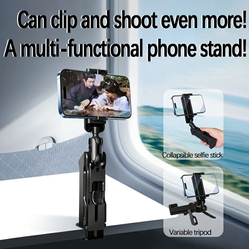 Multifunctional Portable Phone Holder and Tripod