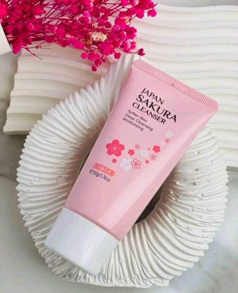 LAIKOU Japan Sakura Facial Cleanser Foam Face Wash-50gm