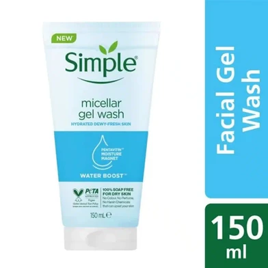 Simple Face Wash - Simple Water Boost Micellar Facial Gel Wash 150ml