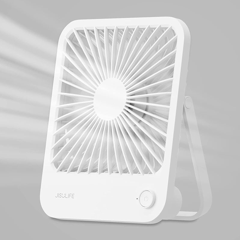 JISULIFE FA26A Desk Fan Portable Ultra-Slim Table Fan