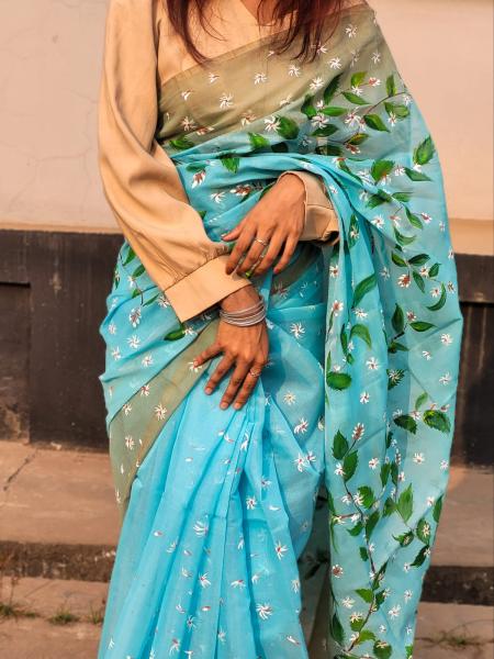 Exclusive Handloom Half Silk Saree – Dropupseller Signature Collection