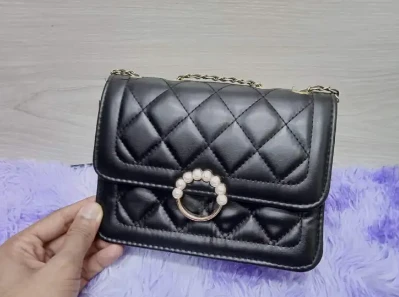 Pearl Leather Handbag