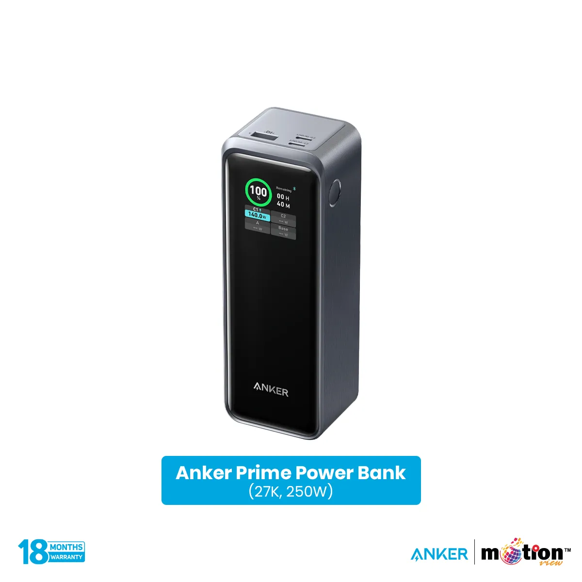 Anker Prime 27,650mAh 250W Power Bank (A1340)