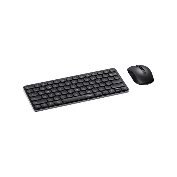 Rapoo 9050S Multi-Mode Wireless Ultra-Slim Keyboard & Mouse Combo – Black