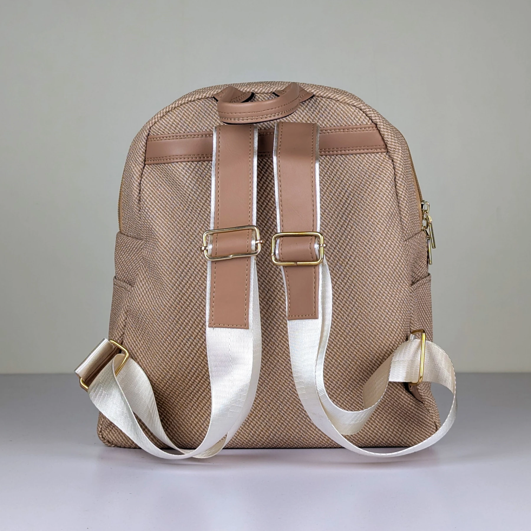 Premium Textured Synthetic Leather Backpack
