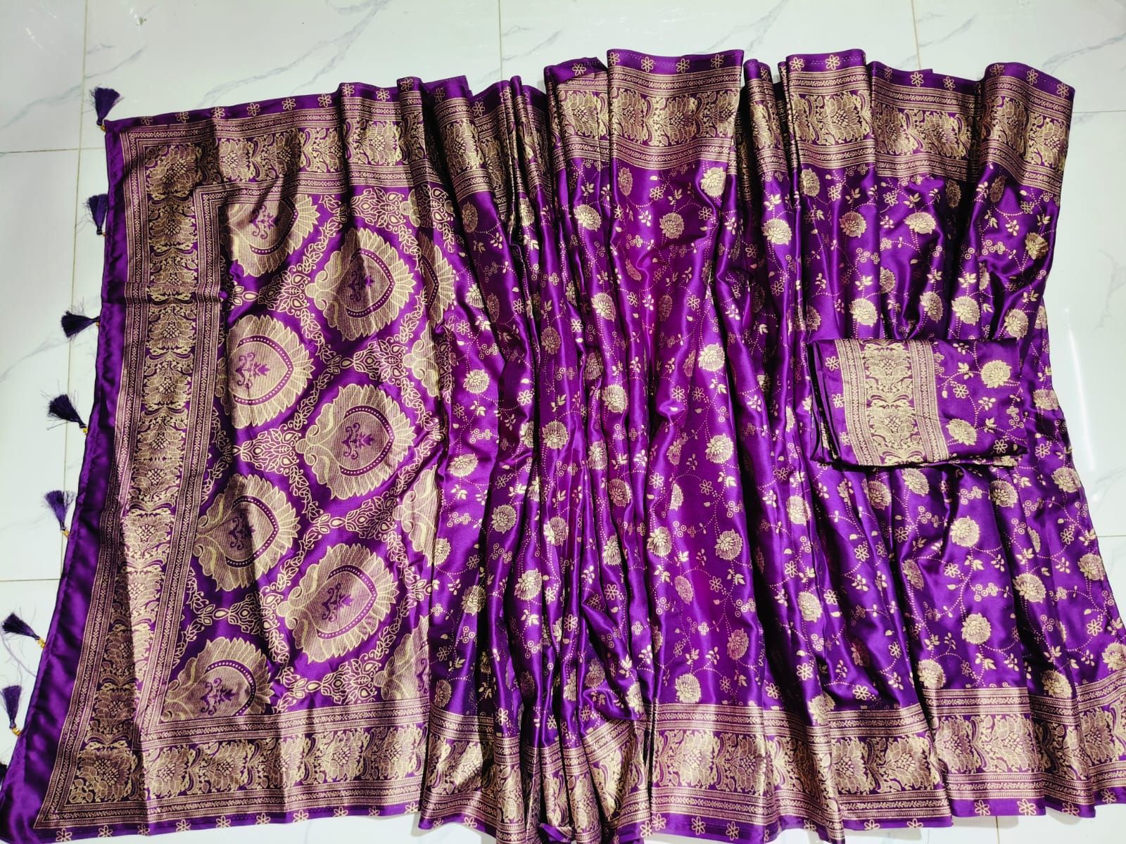 Sharee Panjabi Couple with Blouse Piece