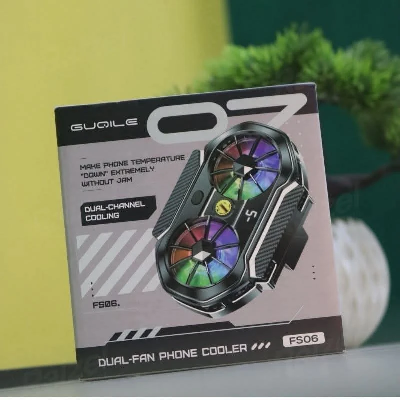 Guqile FS06 Dual-Fan Phone Cooler