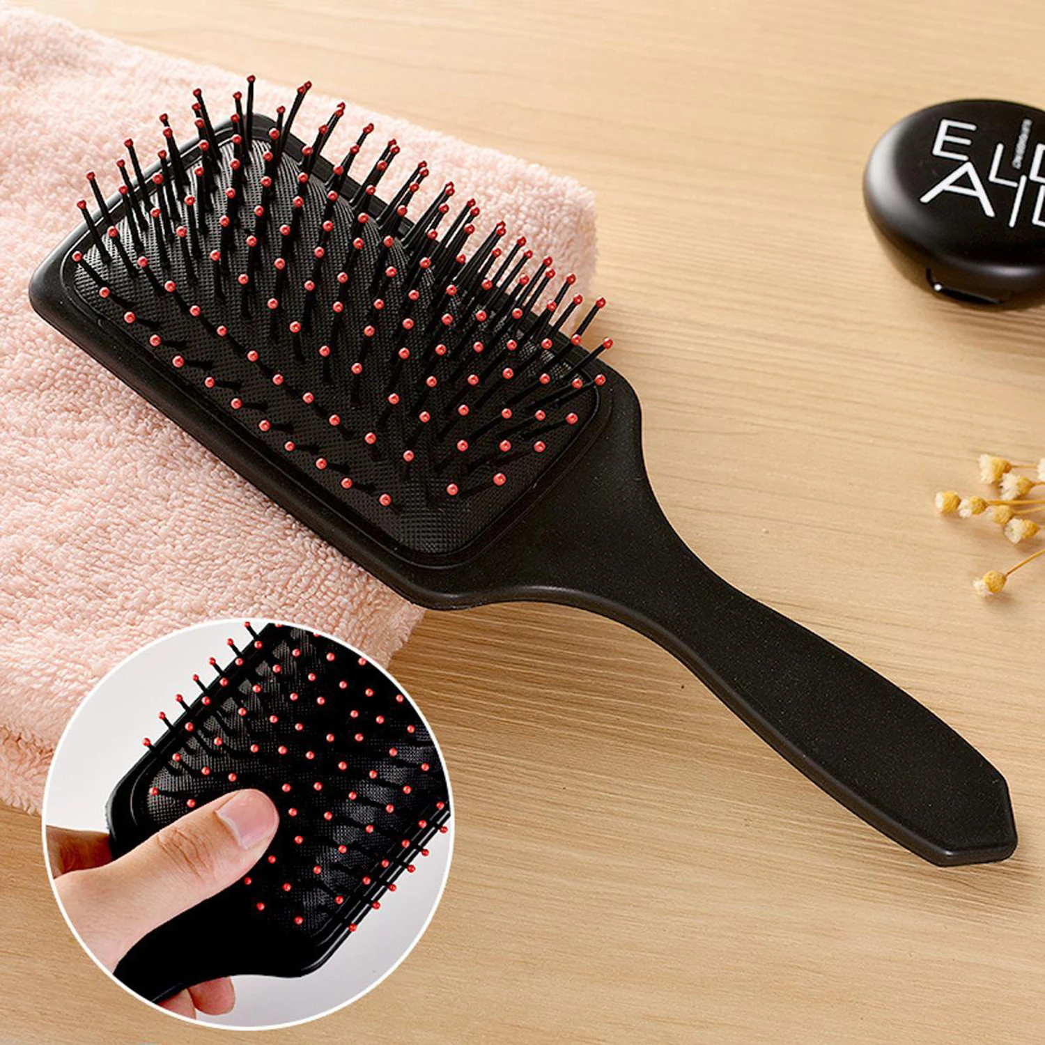 Cute Large Hair Brush Massage Comb Shower Wet Detangle Hair Brush Salon Hair Styling Tools For Women