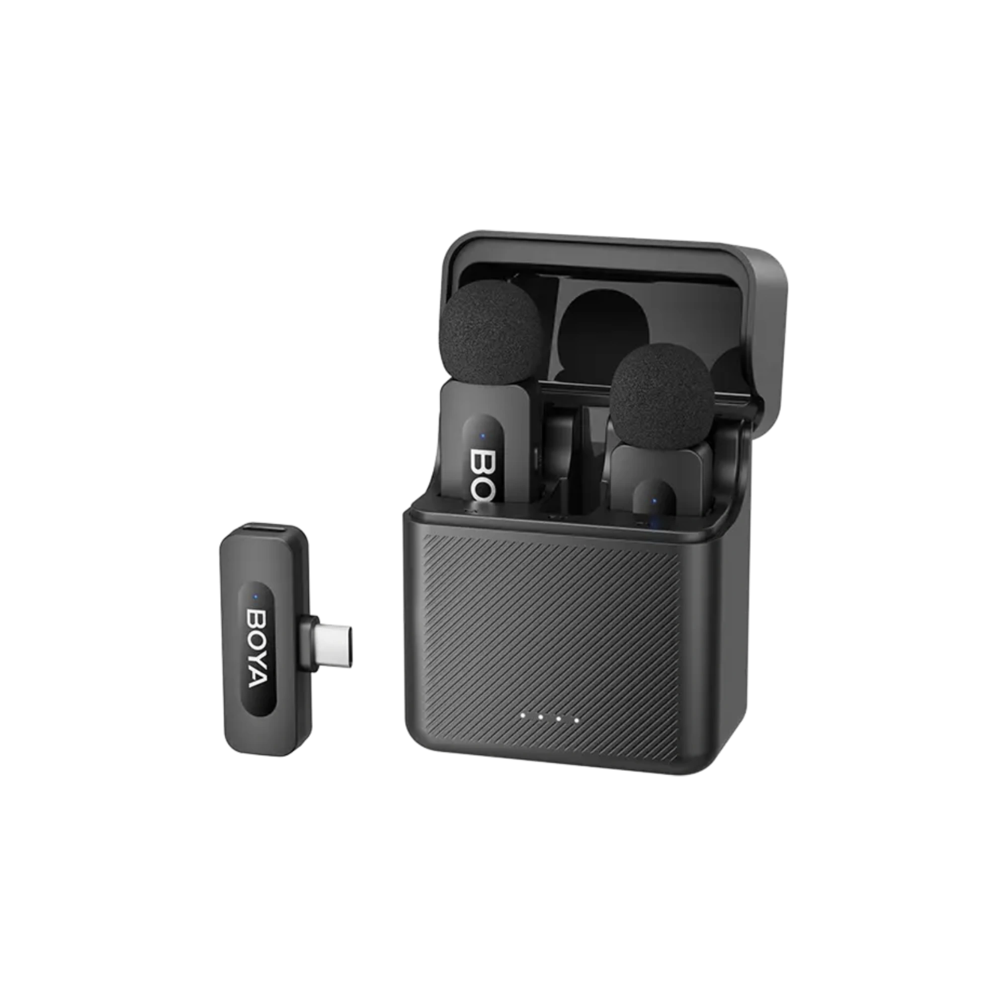BOYA BY-V30 2.4GHz Dual-Channel Wireless Microphone