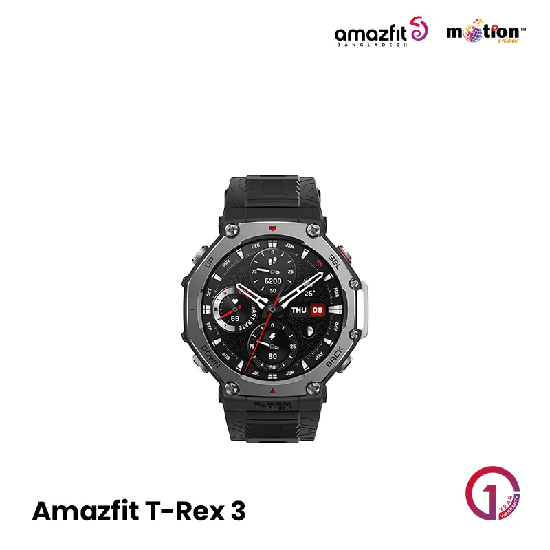Amazfit T-Rex 3 Rugged Smartwatch with GPS