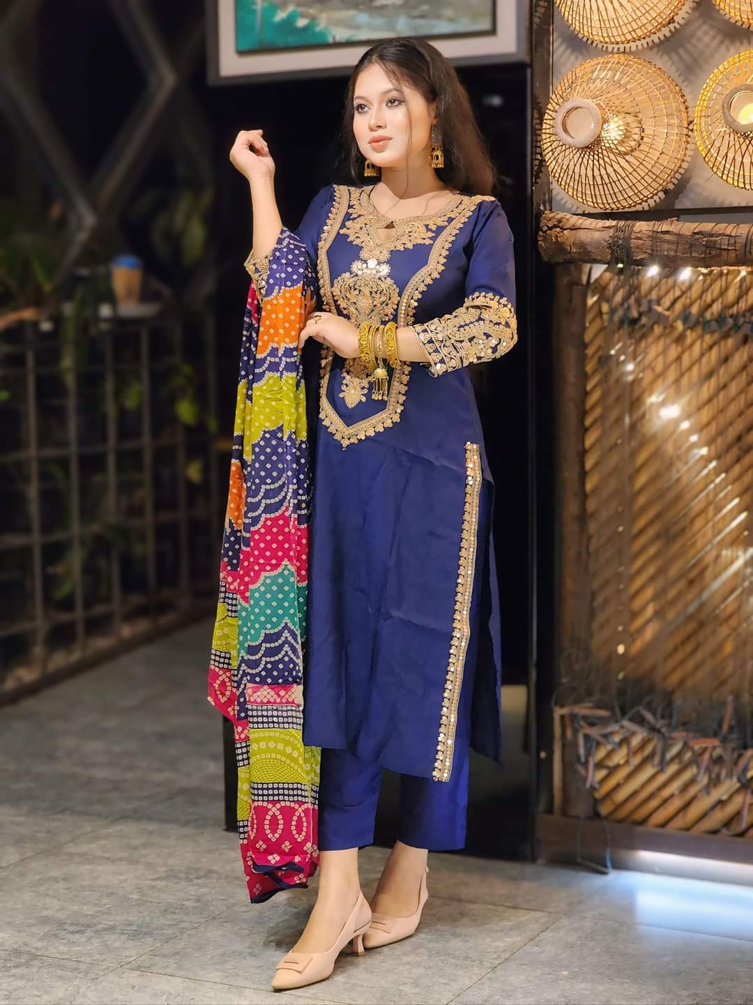 Linen Sequence Three Piece