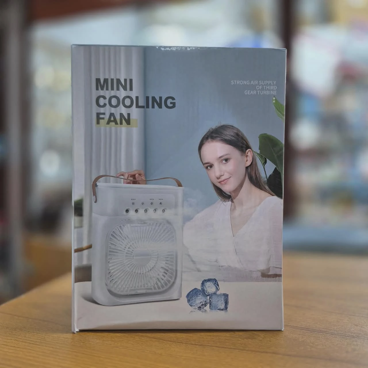 Air Cooling USB Fan with LED Night Light Water Fan