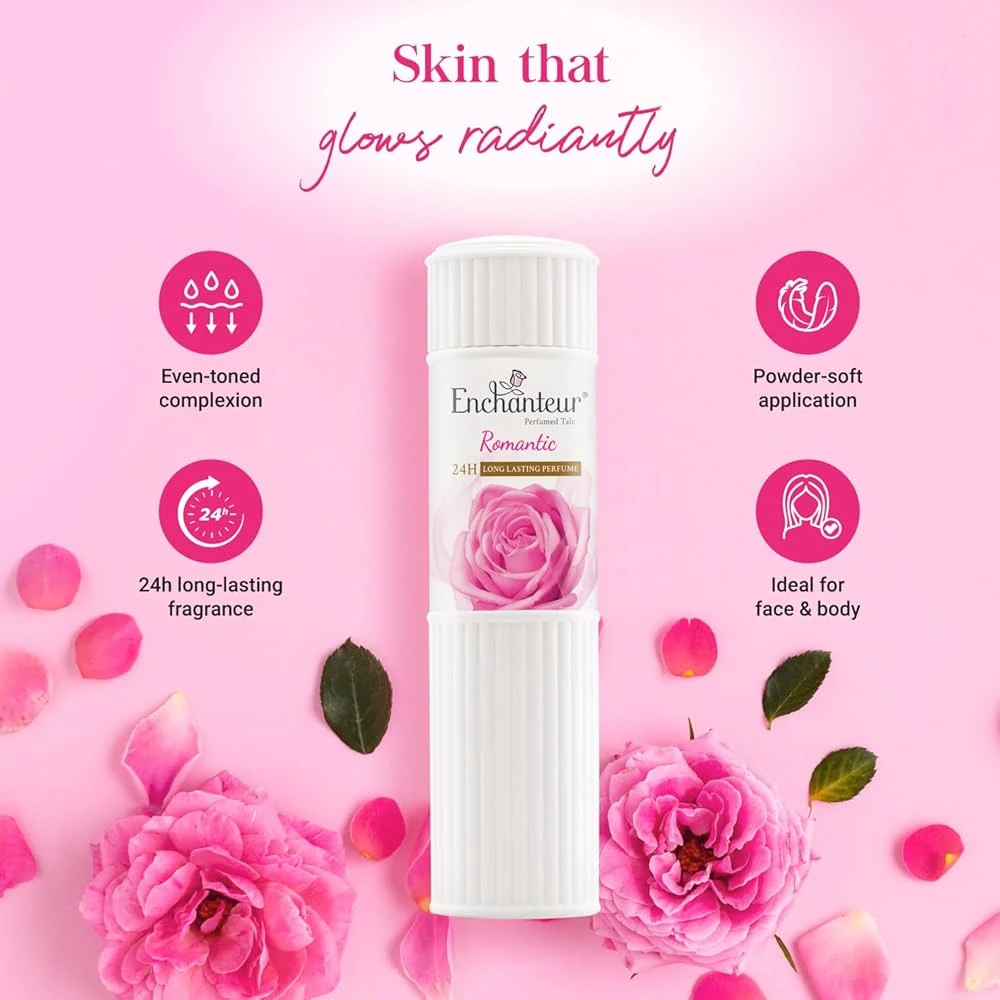Enchanteur Perfumed Talc Powder Romantic 250g