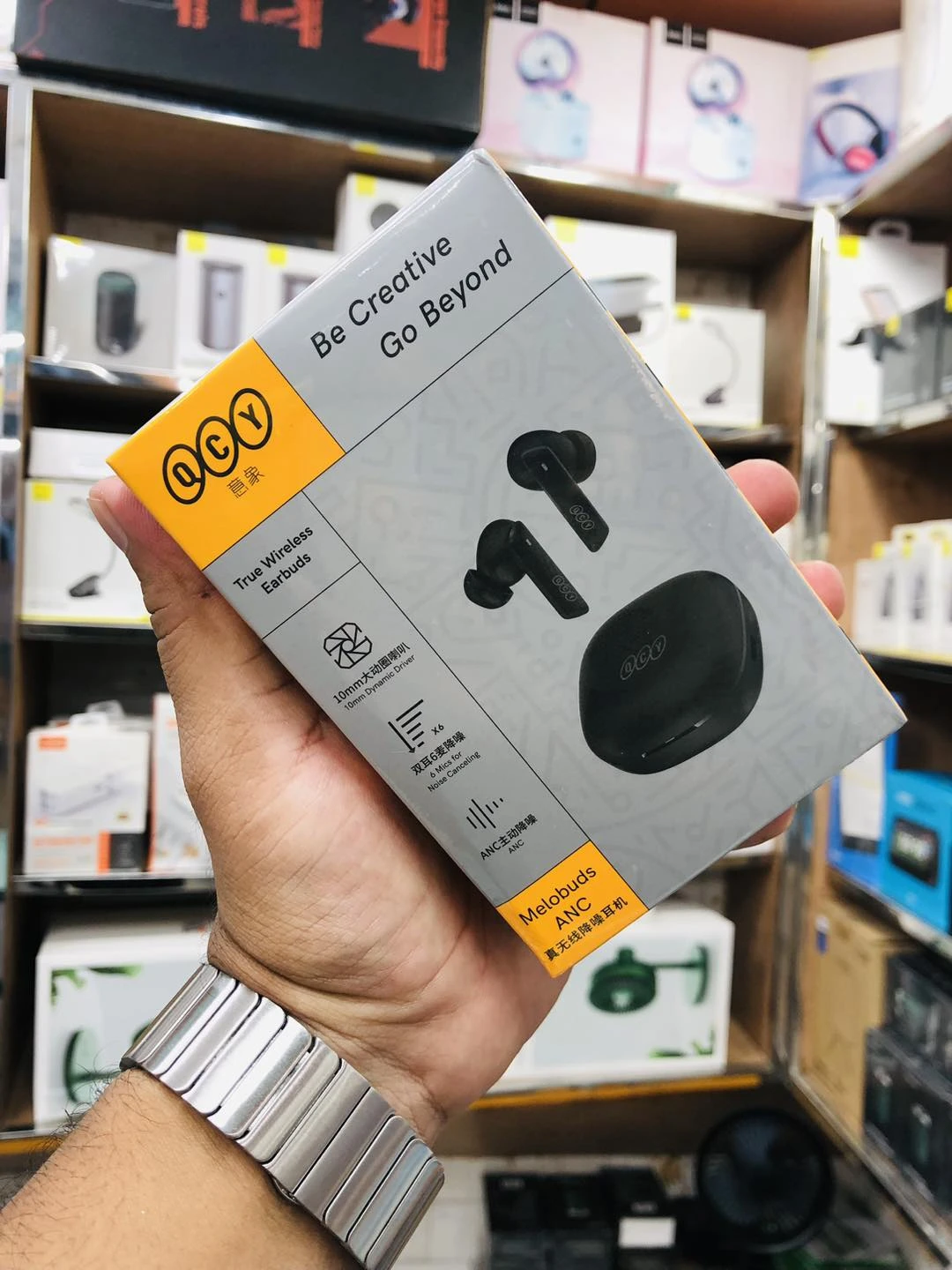 QCY HT05 Melobuds ANC True Wireless Earbuds – Black Color