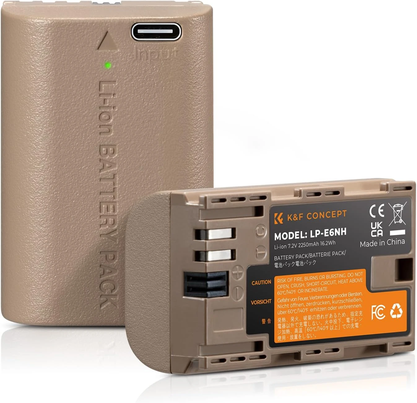 KF Concept LP E6NH Battery Replacement with TypeC Charging Port KF28.0022S1