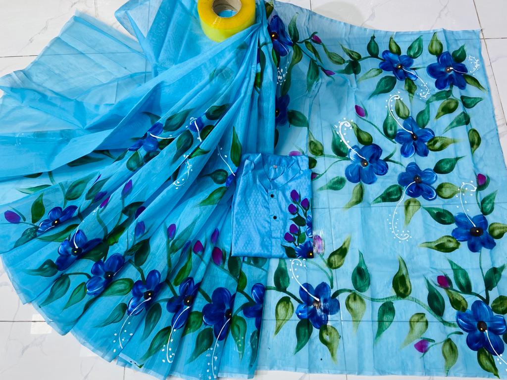 কাপল ড্রেস Couple Saree Sets