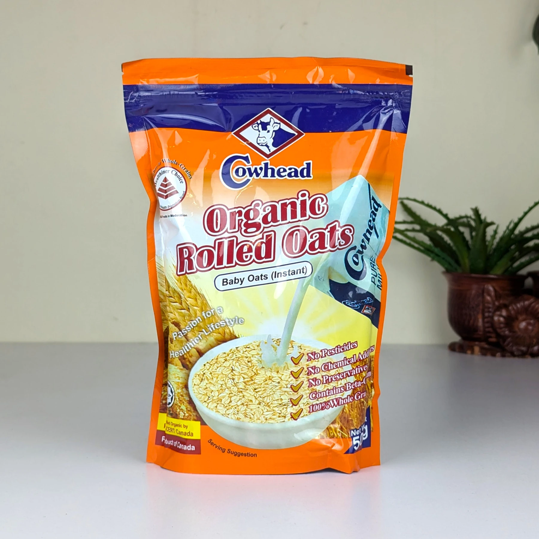 Ultimate Healthy Breakfast Combo: Cowhead Organic Oats + FREE Natural Honey