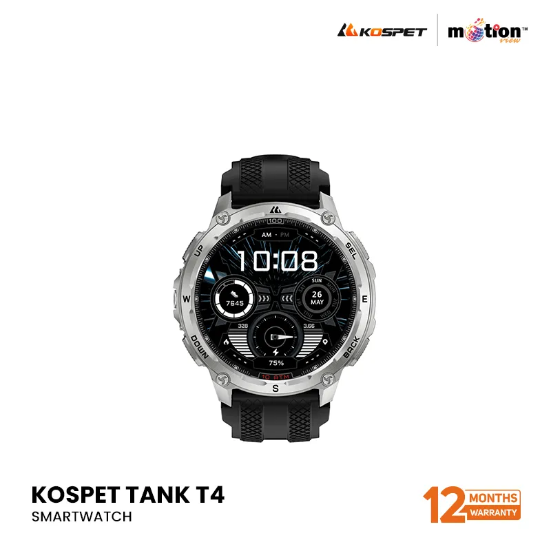 KOSPET TANK T4 Smartwatch with 10 ATM