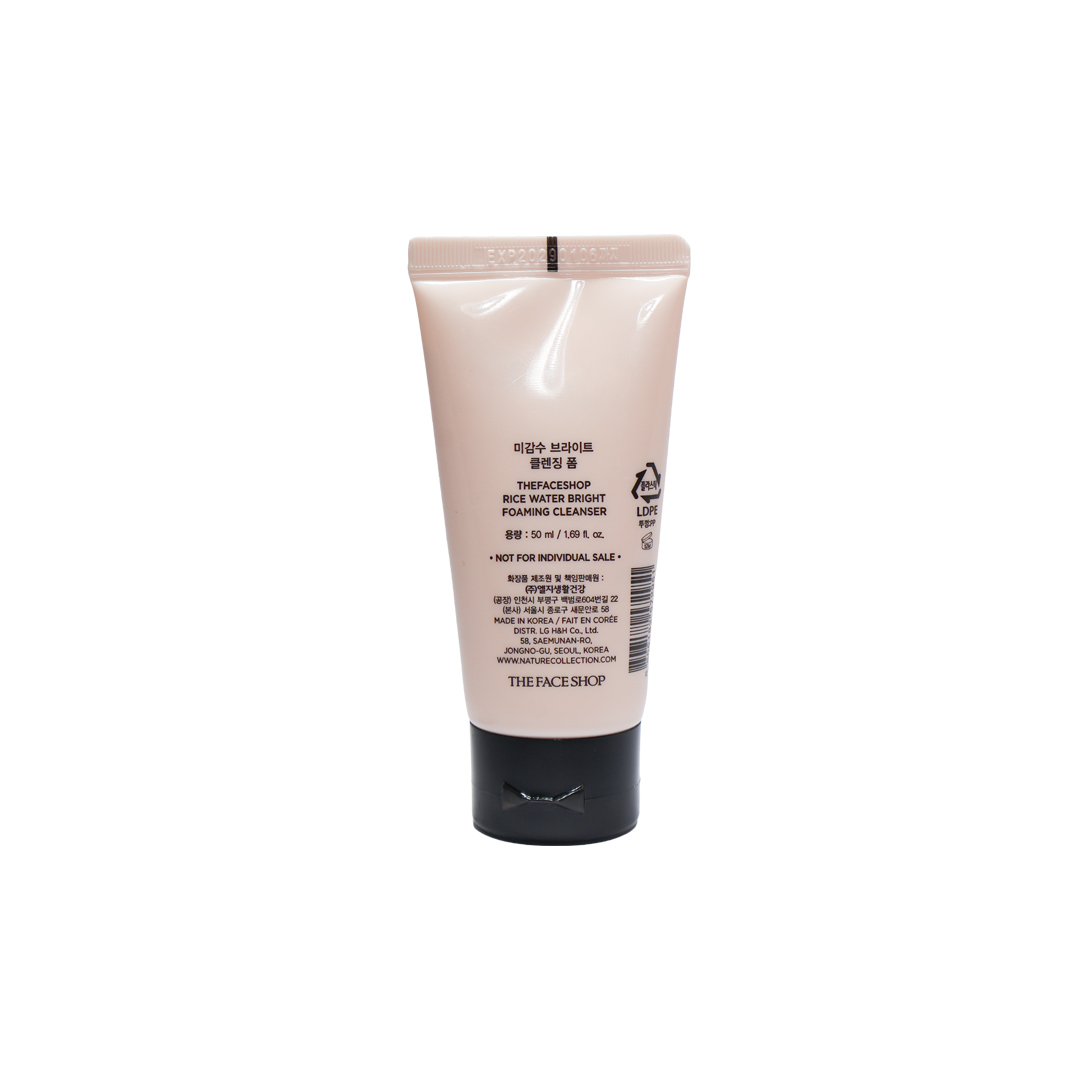 The Face Shop Rice Water Bright Foaming Cleanser 50 ml