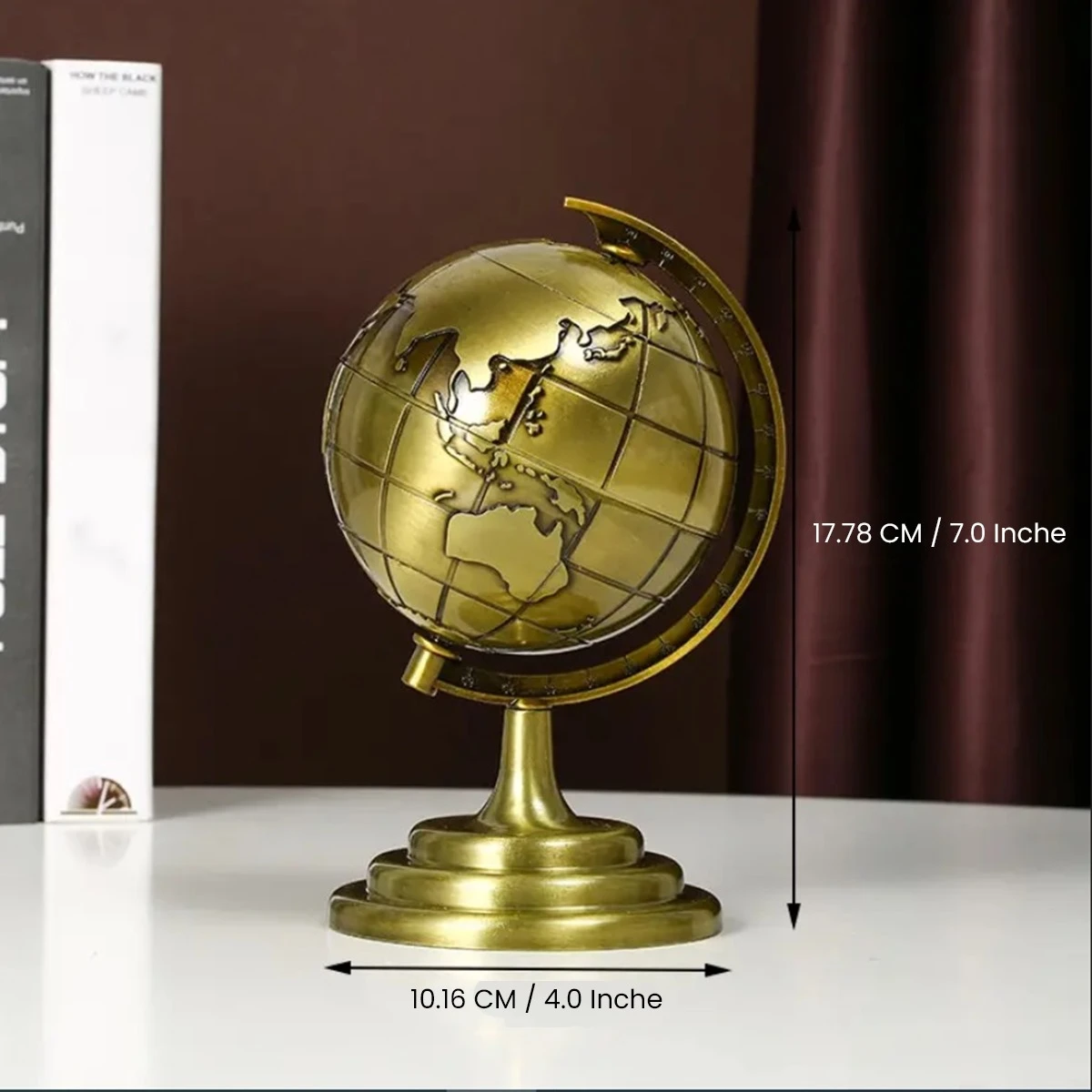 World Map 3D Rotating Glove for Decoration or Gift (3pics combo)