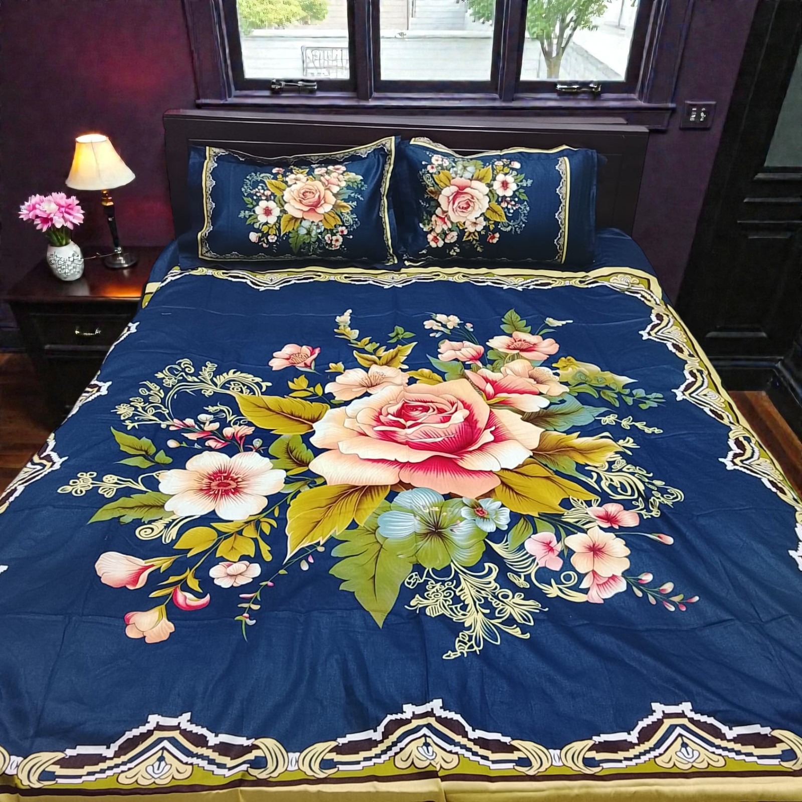 Panel Cotton Bed-sheet