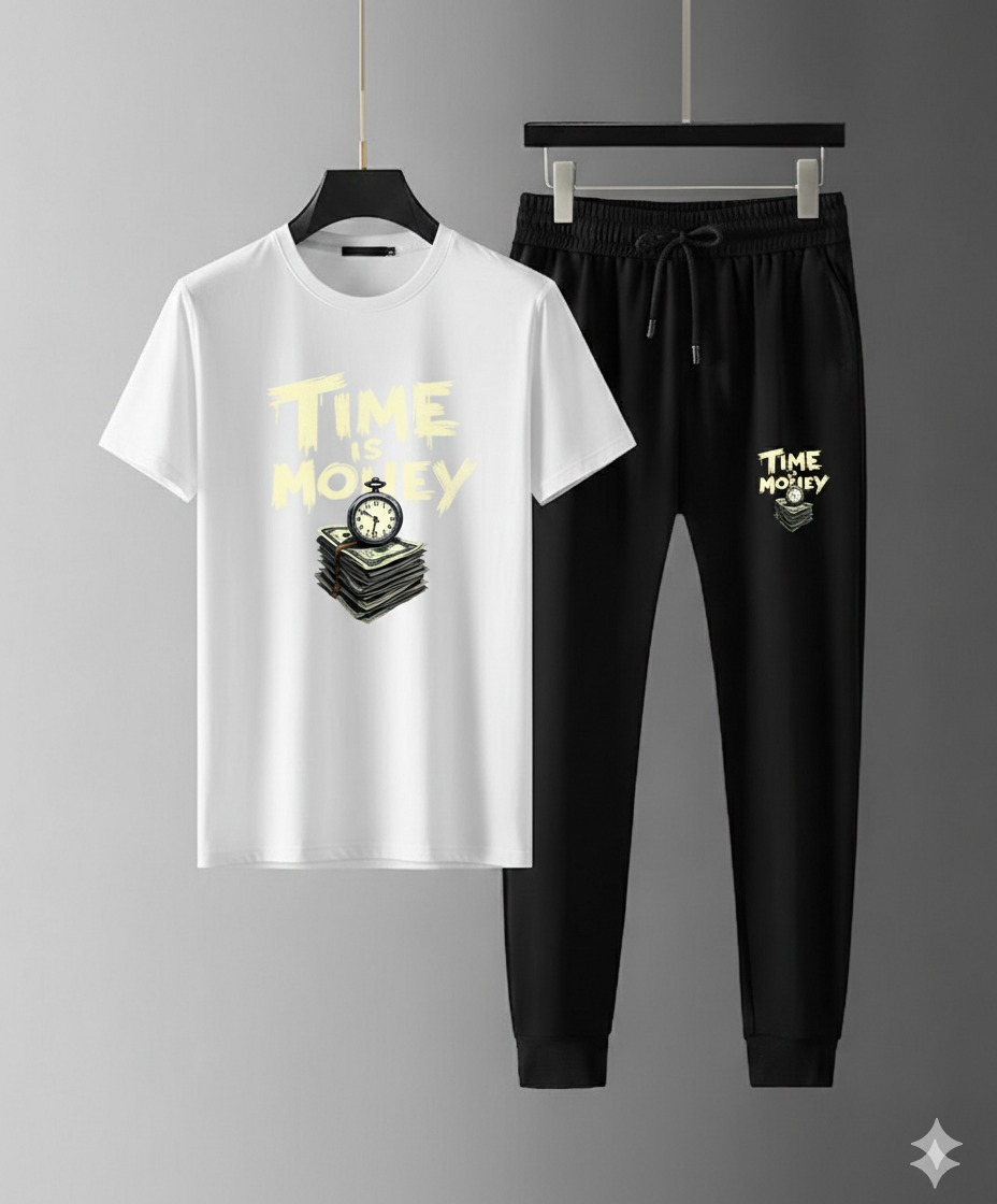 Trendy Mash T-Shirt Trouser Combo