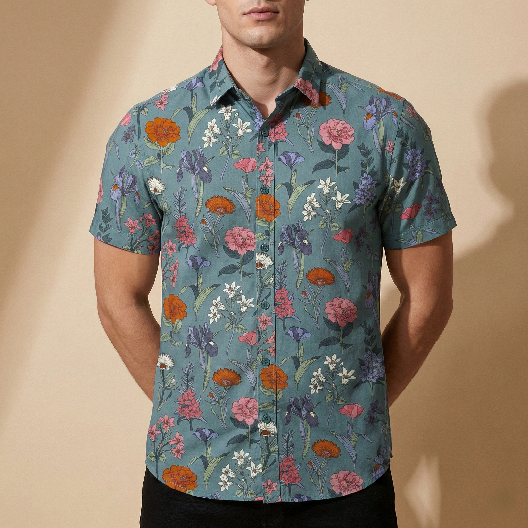 Premium Formal Half Sleeve Printed Shirt