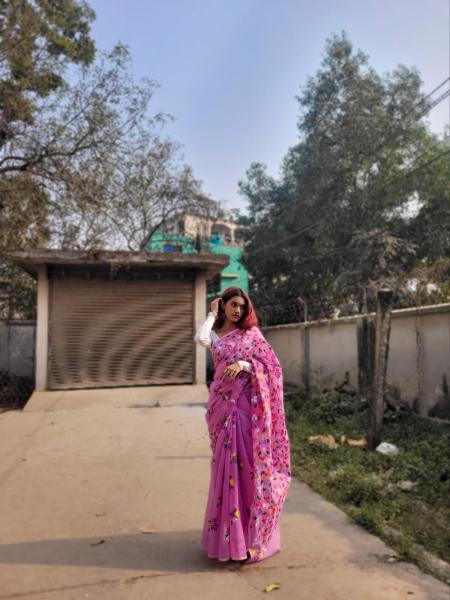 Exclusive Handloom Half Silk Saree – Dropupseller Signature Collection