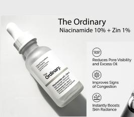 The Ordinary Niacinamide 10% + Zinc 1% Serum – 30ml