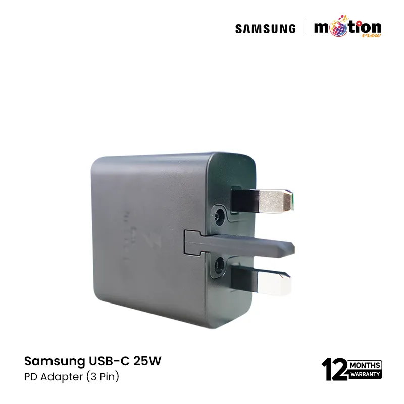Samsung 25W PD Adapter USB-C (3 Pin) (Model -EP-T2510)