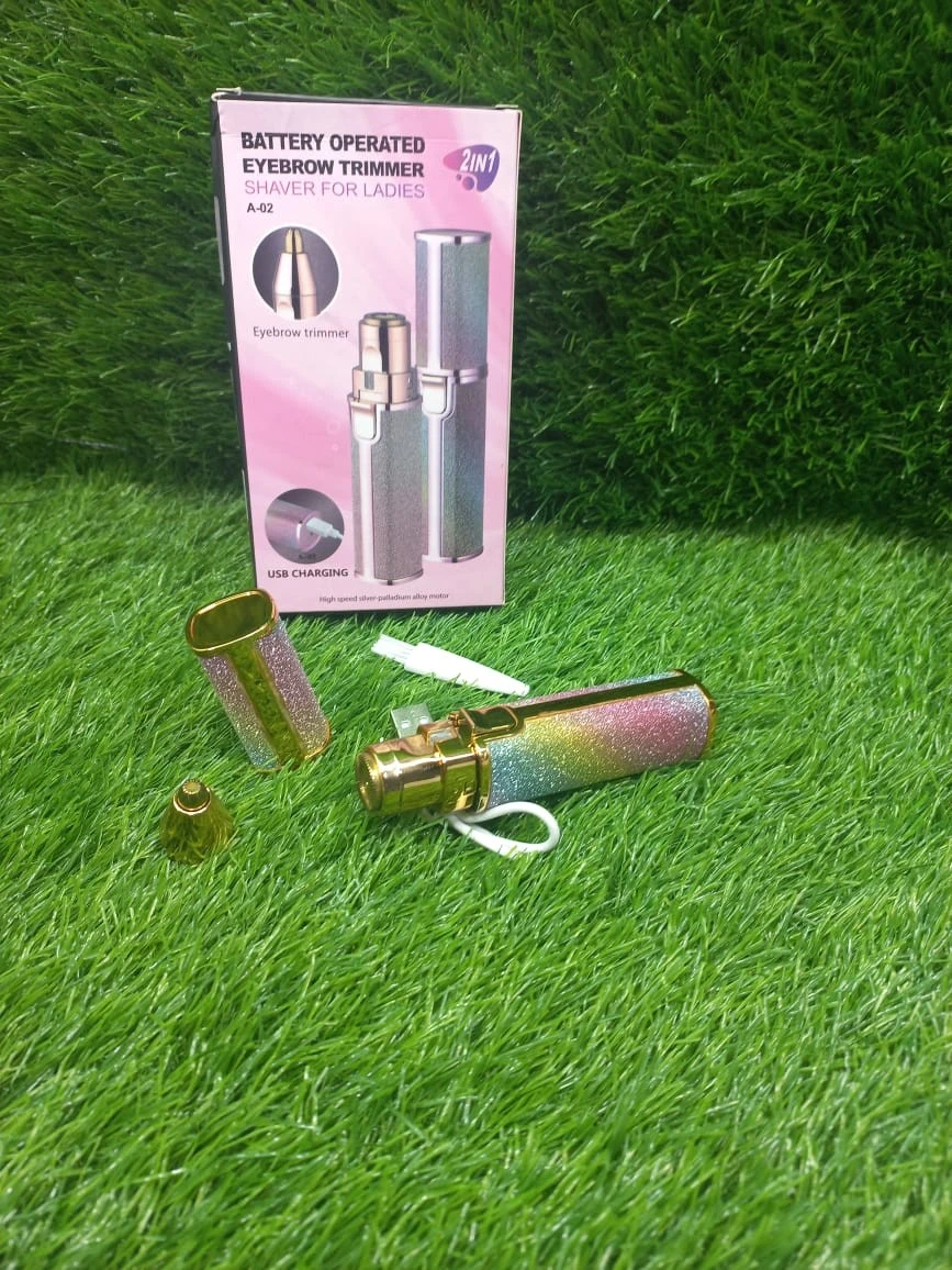 Eyebrow Trimmer and Facial Hair Shaver 2 in 1