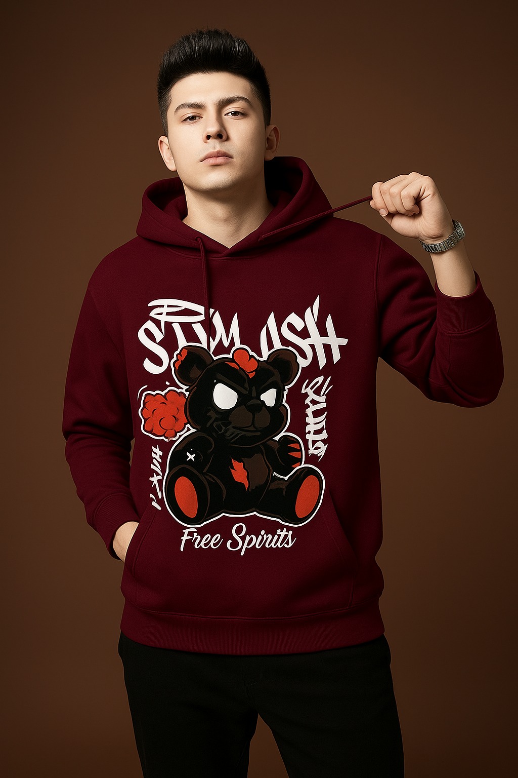 Drop Shoulder Hoodie for Men and Women