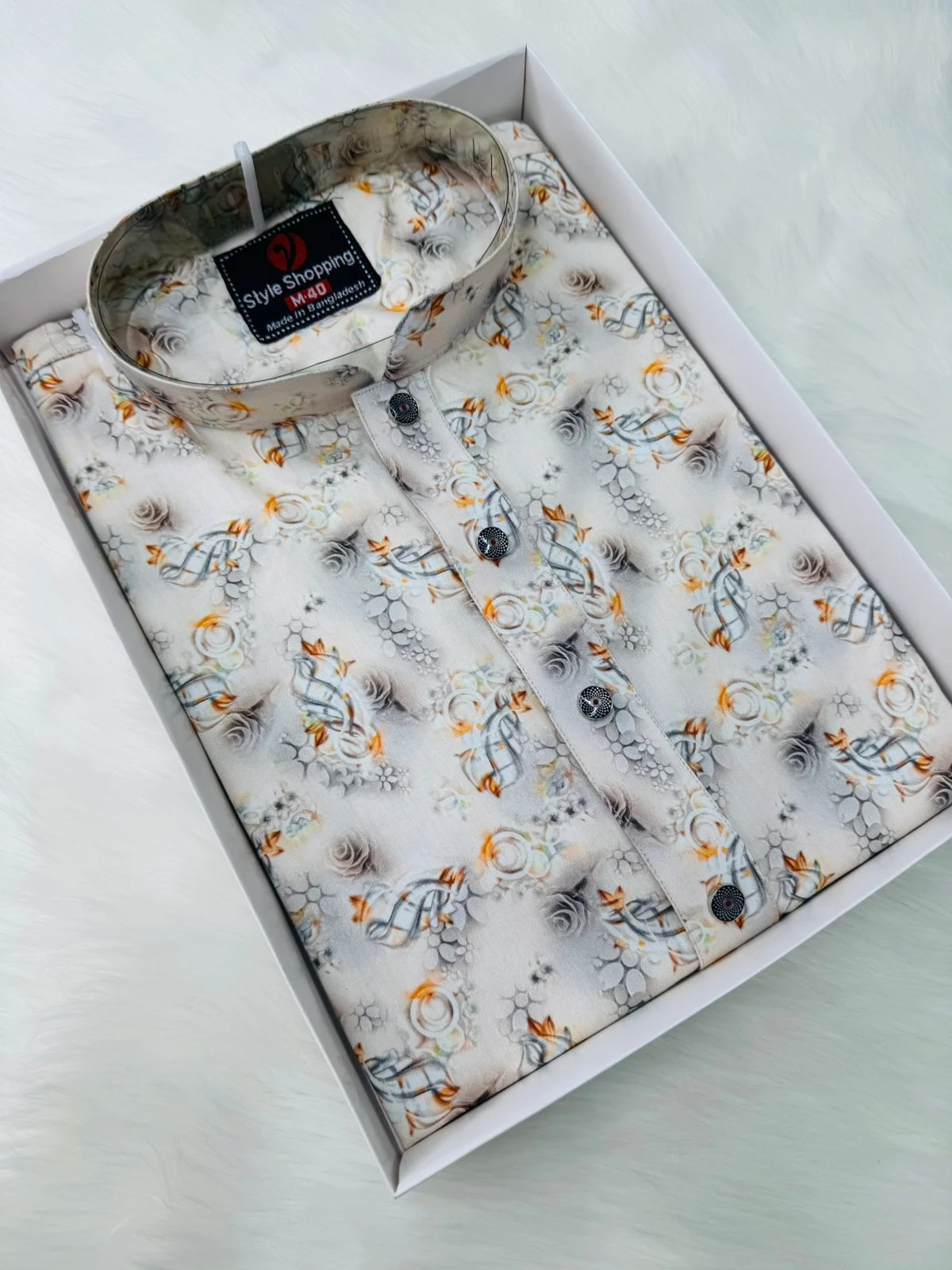 Men’s Cotton Screen Print Panjabi