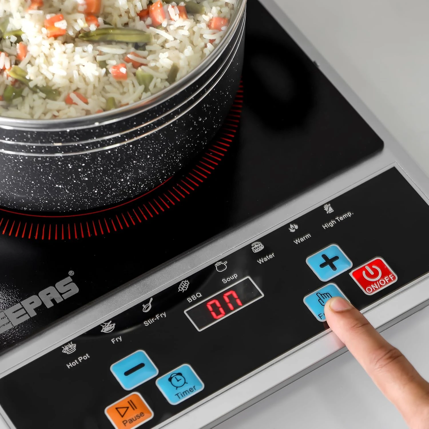 Geepas GIC6101N Infrared Cooker – 2000W