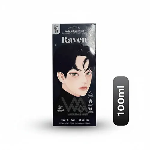 Kota Cosmetics Hair Color Raven - Natural Black 100ml