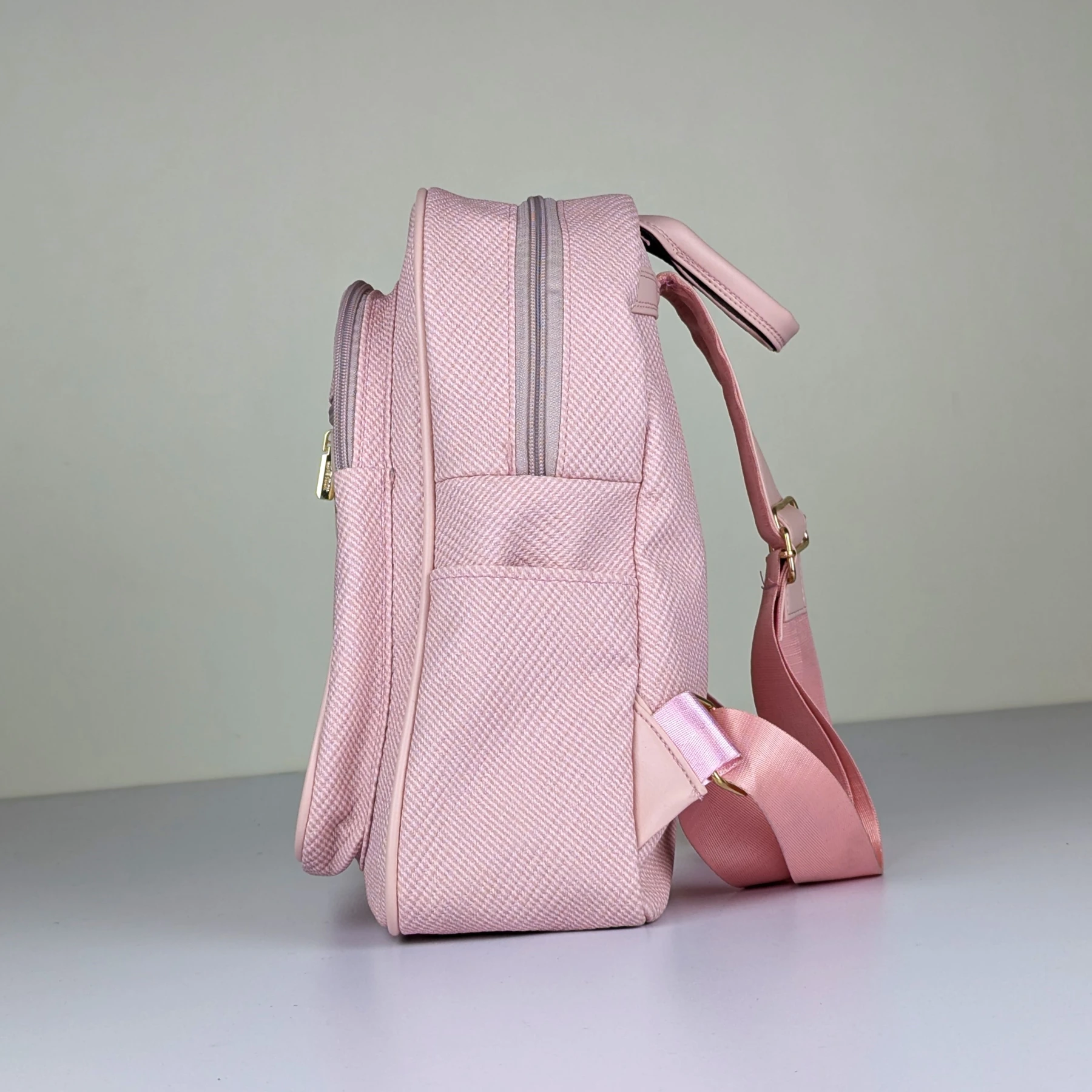 Premium Textured Synthetic Leather Backpack