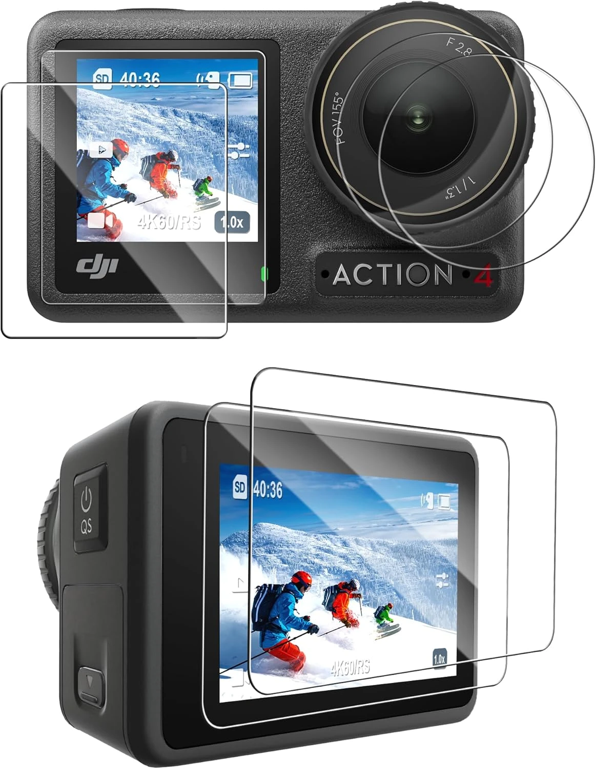 Glass Protectors For DJI Osmo Action 4