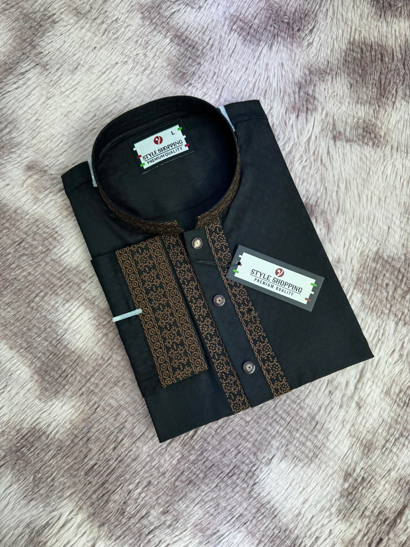 Eid Collection 2026 Black Color Embroidery Punjabi