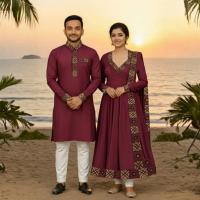 Eid Special Couple Panjabi Three Piece Combo