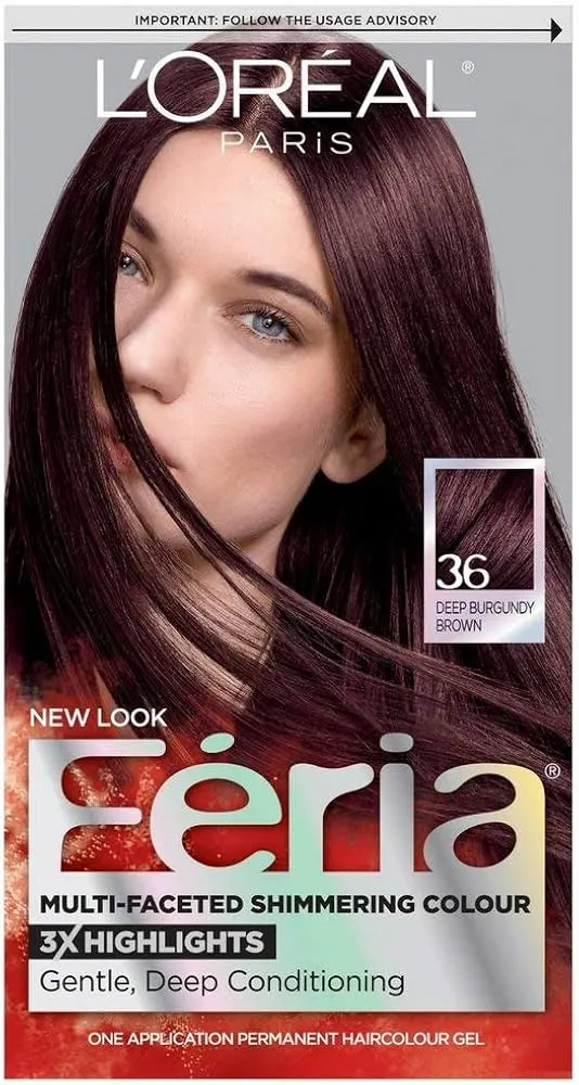 Loreal Feria Multi-Faceted Shimmering Colour 36 chocolate Cherry