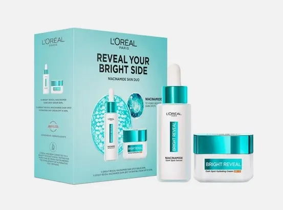 L'Oreal Paris Bright Reveal Skin Duo Gift Set 30ml & 50ml