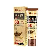 Disaar Snail Collagen Sunscreen Cream SPF50 PA+++ 50gm