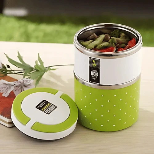 Double Layer Stainless Steel Insulated Lunch Box
