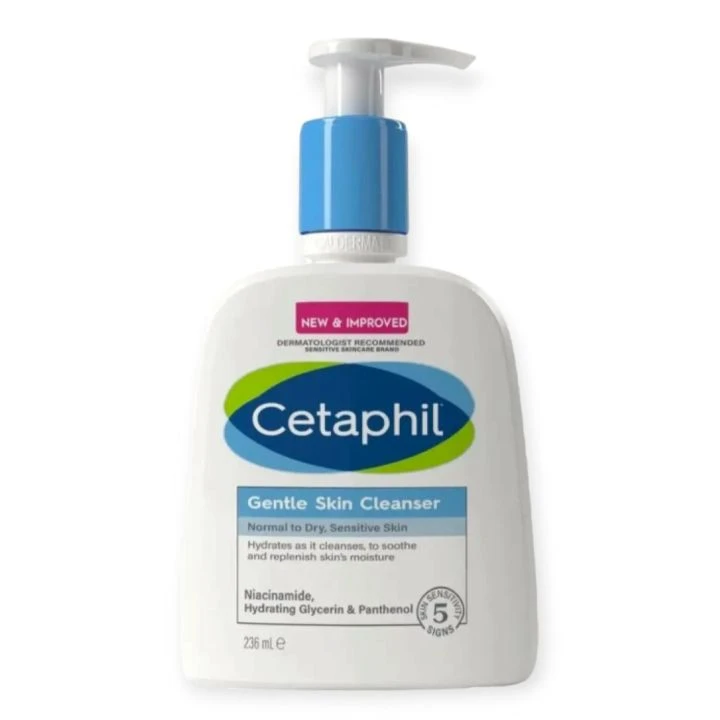 Cetaphil Face Wash Gentle Skin Cleanser for Dry to Normal Skin 125ml (International)