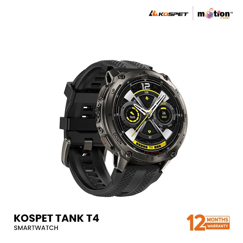 KOSPET TANK T4 Smartwatch with 10 ATM