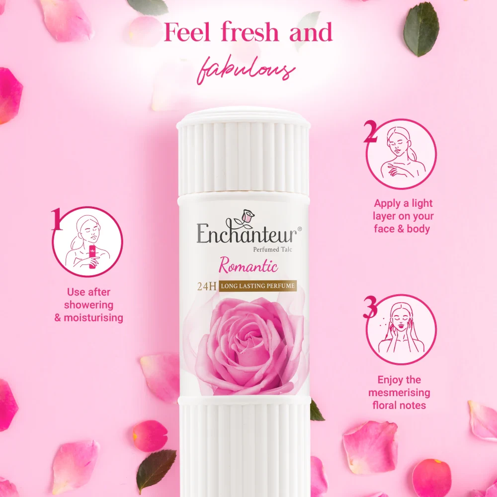 Enchanteur Perfumed Talc Powder Romantic 250g