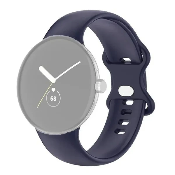 Google Pixel Smartwatch Soft Silicone Straps- Blue