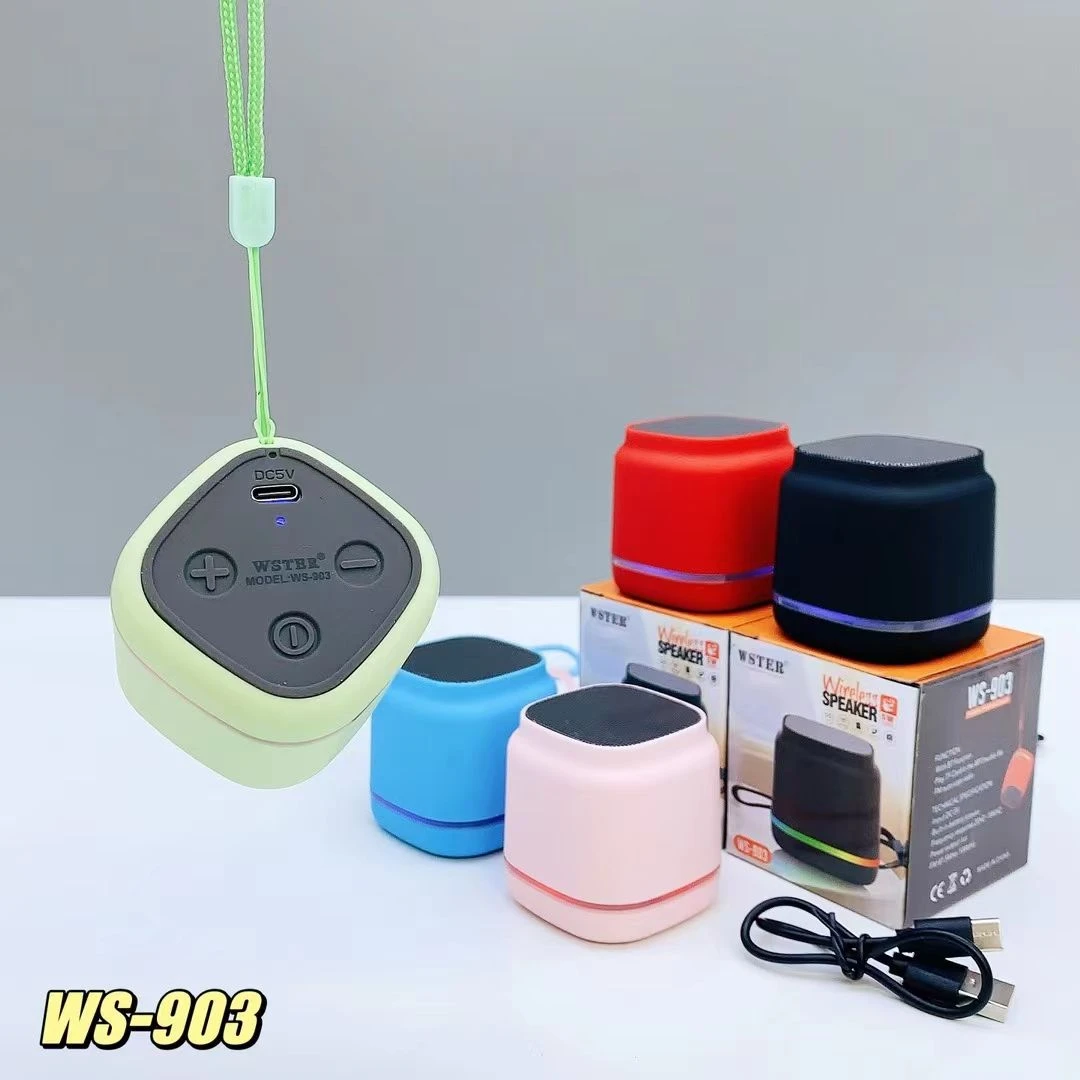 WSTER WS-903 Colorful Lighting Mini Wireless Speaker