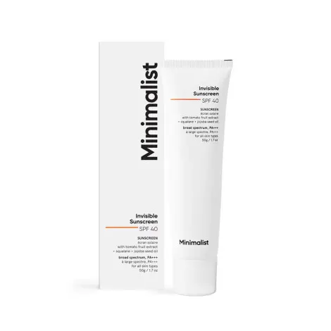 Minimalist Invisible SPF 40 Sunscreen 50g